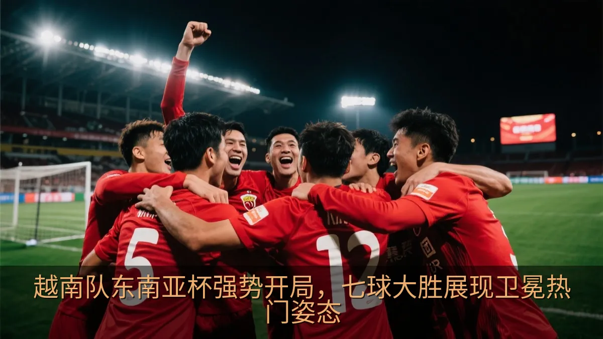 越南队球员庆祝进球