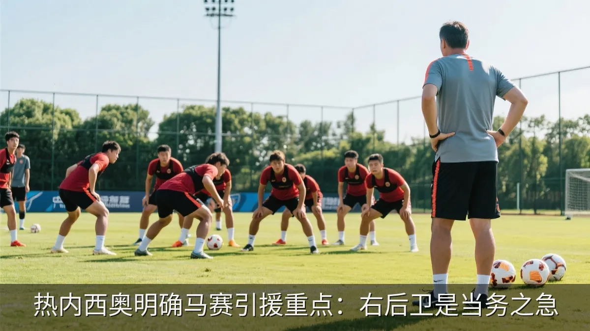 足球队进行夏季训练和战术演练
